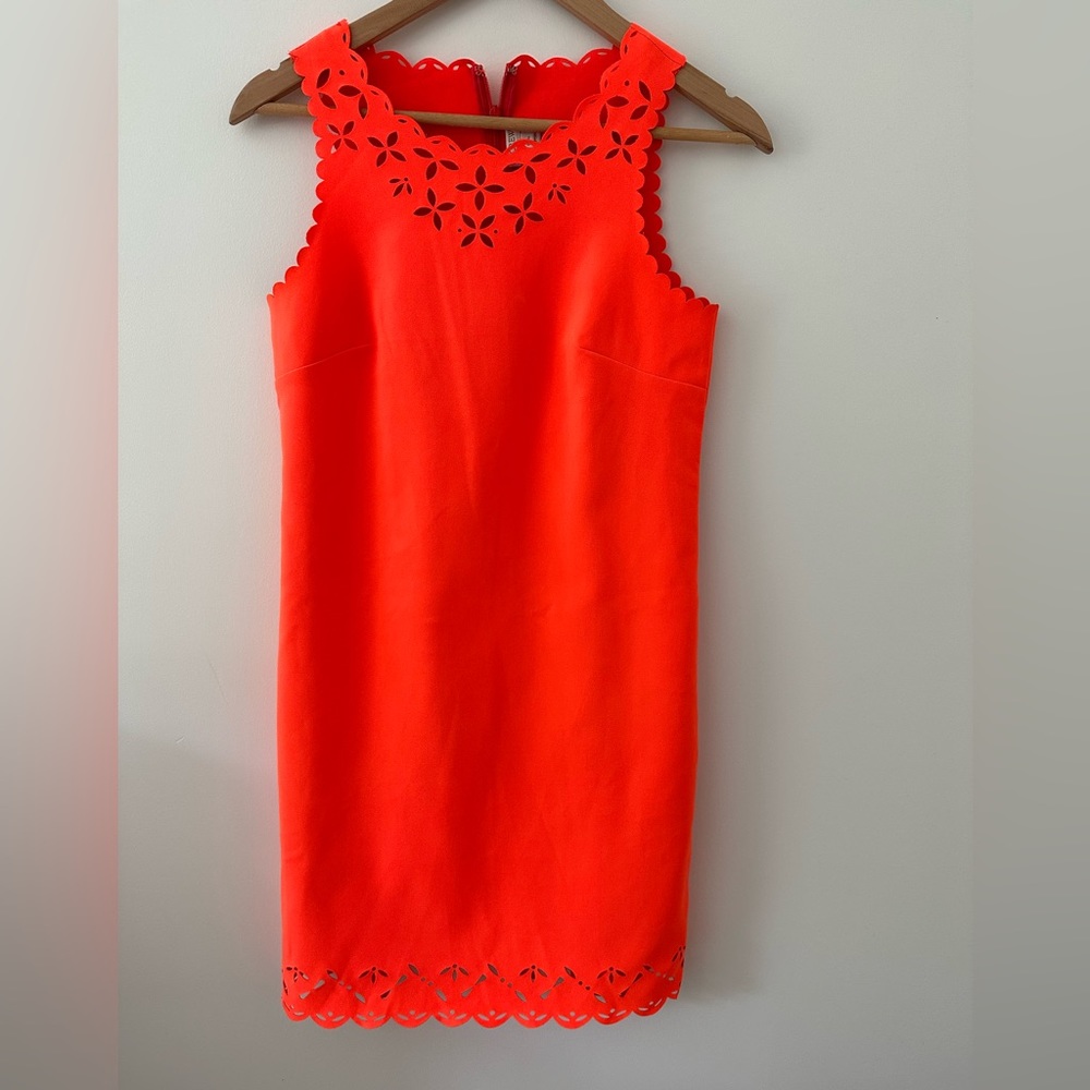 JCREW Laser Cut Scallop Dress - Petite